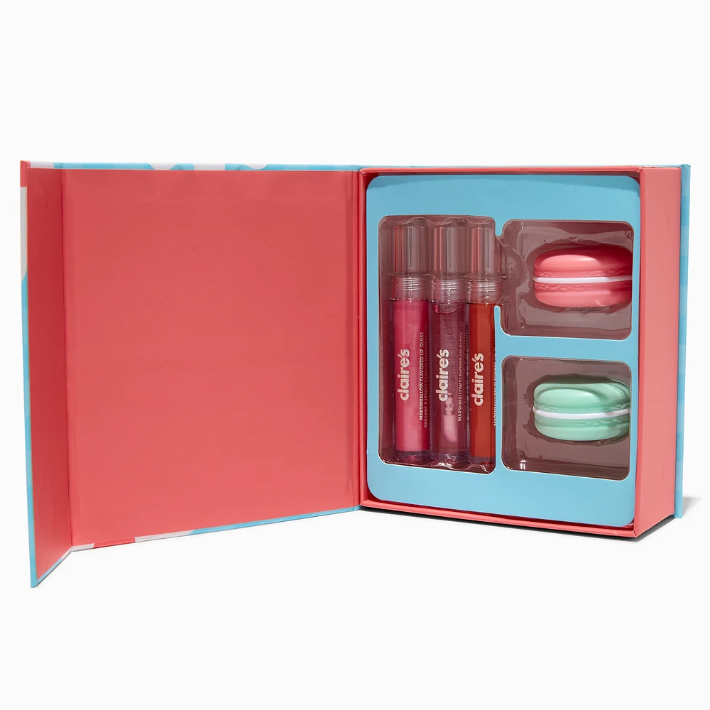 Blue Daisy Mini Book Lip Gloss Set