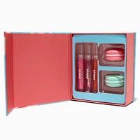 Blue Daisy Mini Book Lip Gloss Set