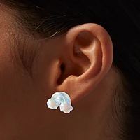 Holographic Rainbow Stud Earrings