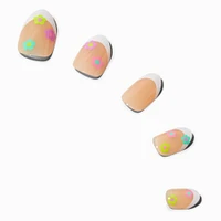 Daisy French Stiletto Press On Vegan Faux Nail Set - 24 Pack