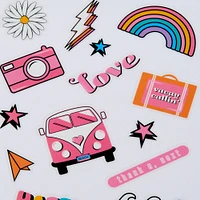 DIY 'Happy Girl Summer' Stickers