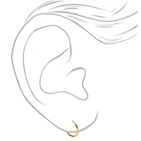 C LUXE by Claire's 18k Gold Plated Cubic Zirconia Earrings Set