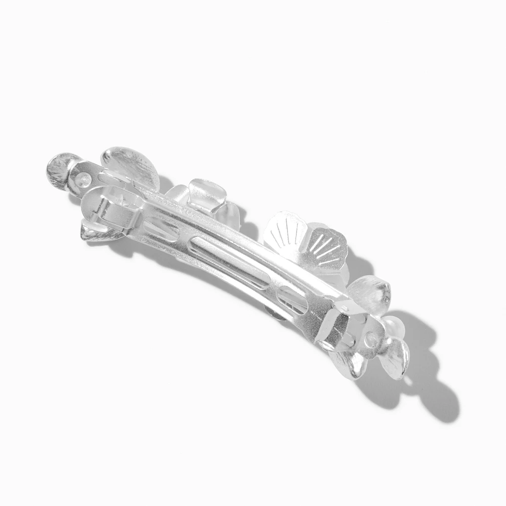 Pearlized Rose Hair Clip 