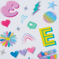 DIY 'E' Initial Stickers