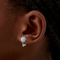 Glitter Cat, Bears & Paws Clip-On Earrings - 3 Pack