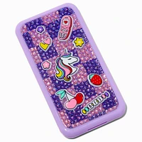 Y2K Unicorn Purple Bling Cellphone Makeup Palette