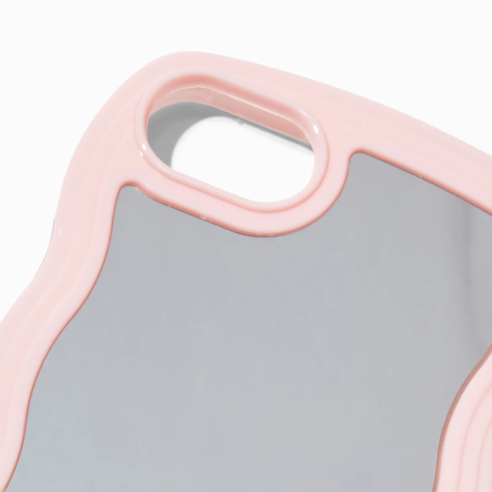 Pink Trim Wavy Mirror Phone Case - Fits iPhone® 6/7/8/SE