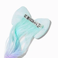 Claire's Club Ombré Jeweled Bow Faux Hair Extension
