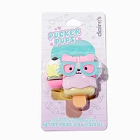 Pucker Pops® Back to School Cat Lip Gloss - Blue Raspberry