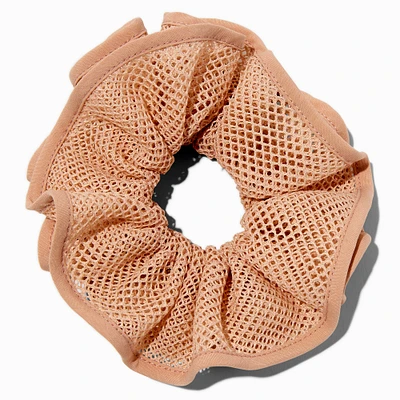 Nude Mesh Hair Scrunchie