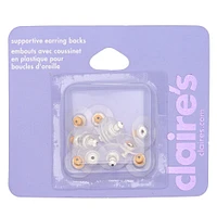 Mixed Metal Supportive Earring Backs - 12 Pack