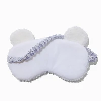 White Bear Sherpa Sleeping Mask