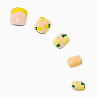 Lemon Square Press On Vegan Faux Nail Set - 24 Pack