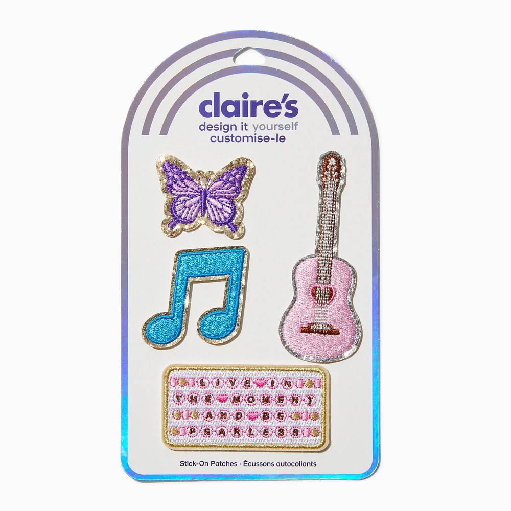 DIY Music Stick-On Patches - 3 Pack