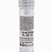 Silver Bling Glitter Lip Gloss Wand