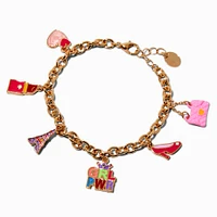 Pink Girly Charm Bracelet