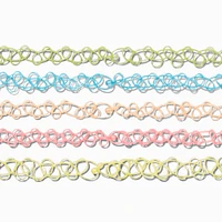Rainbow Tattoo Chokers - 5 Pack