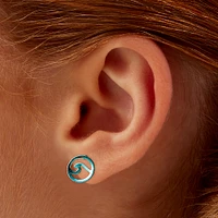 Wave Stud Earrings