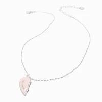 Mama & Mini UV Color-Changing Split Heart Pendant Necklaces - 2 Pack