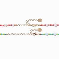 Best Friends Fish Beaded Choker Necklaces - 2 Pack