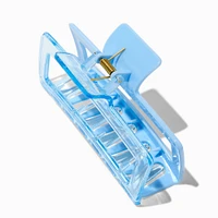 Large Two-Tone Light Blue Rectangular Hair Claw