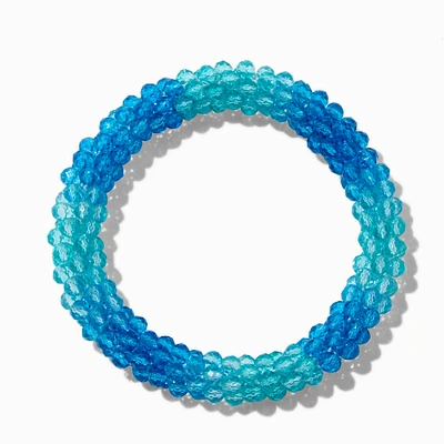 Claire's Club Blue Textured Stretch Bracelet