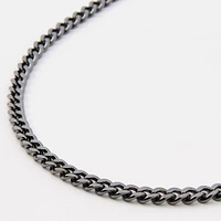 Hematite Cuban Chain 20" Necklace