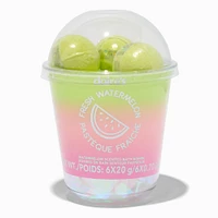 Fresh Watermelon Bath Bomb Set - 6 Pack