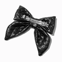 Puffy Quilted Hair Bow Clip
