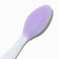 White & Purple Dual-Ended Lip Scrub Brush