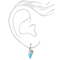 Glitter Ice Pop & Ice Cream Clip-On Earrings - 3 Pack