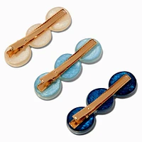 Beach Stones Hair Clips - 3 Pack