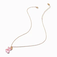 Best Friends Iridescent Teddy Bear Pendant Necklaces - 3 Pack