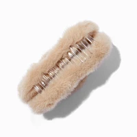 Furry Tan Medium Hair Claw