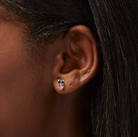 Mixed Metal Icon Stud Earrings - 20 Pack