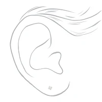 Round Diamond Stud Earrings 1/10 ct. tw. 14kt White Gold
