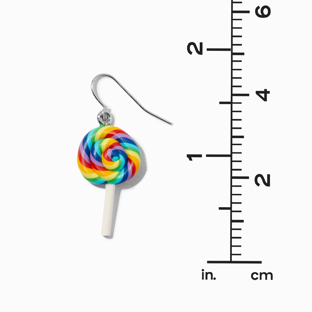 Silver-tone Junk Food 1" Drop Earrings - 3 Pack