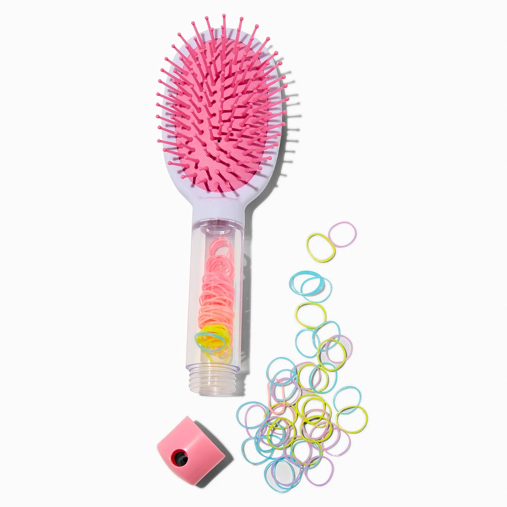 Claire's Club Rainbow Star Paddle Hair Brush Set