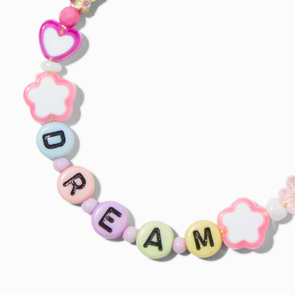 "Dream" Beaded Adjustable Bracelet