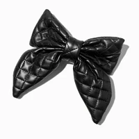Puffy Quilted Hair Bow Clip