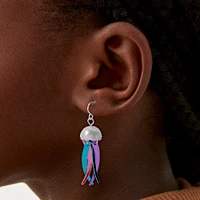 Marble Jellyfish 1" Drop Earrings 