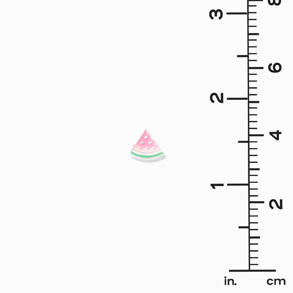 Pink UV Color-Changing Watermelon Stud Earrings