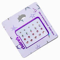 Mixed Stick On Nose Gems - 20 Pack