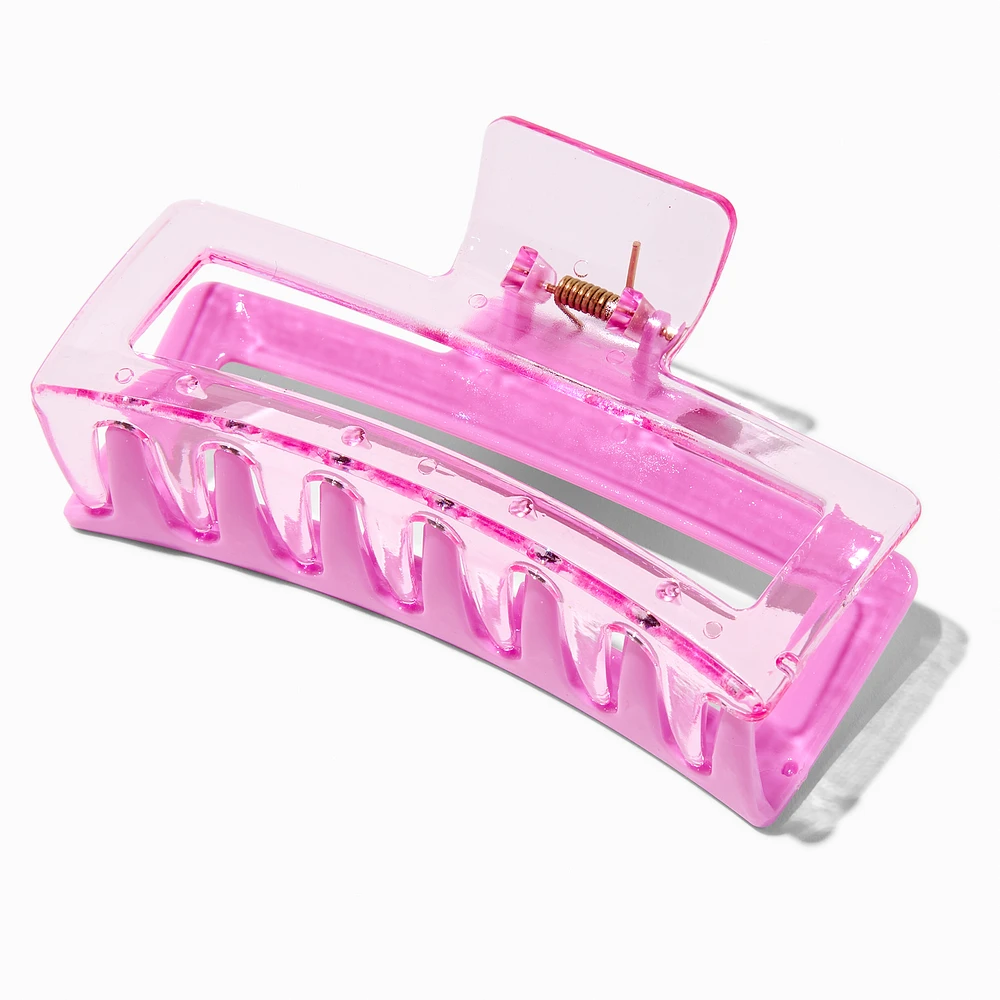 Large Two-Tone Rectangular Hair Claw