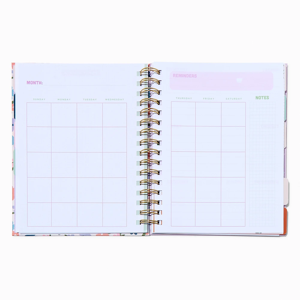 "Good Days Ahead" Floral Weekly Planner