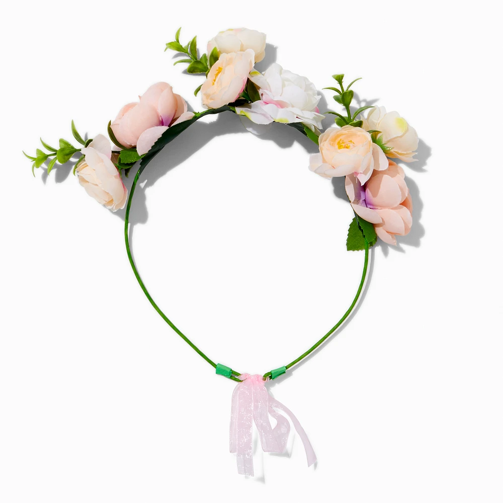 Claire's Club Copper Flower Crown & Wings Dress Up Set - 3 Pack