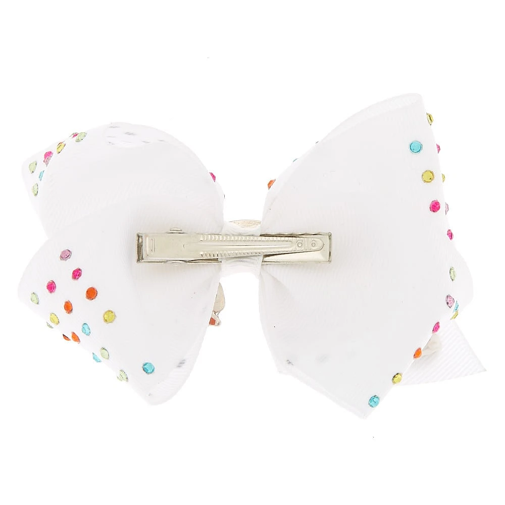 Claire's Club Red Nylon Ribbed Bow Headwrap