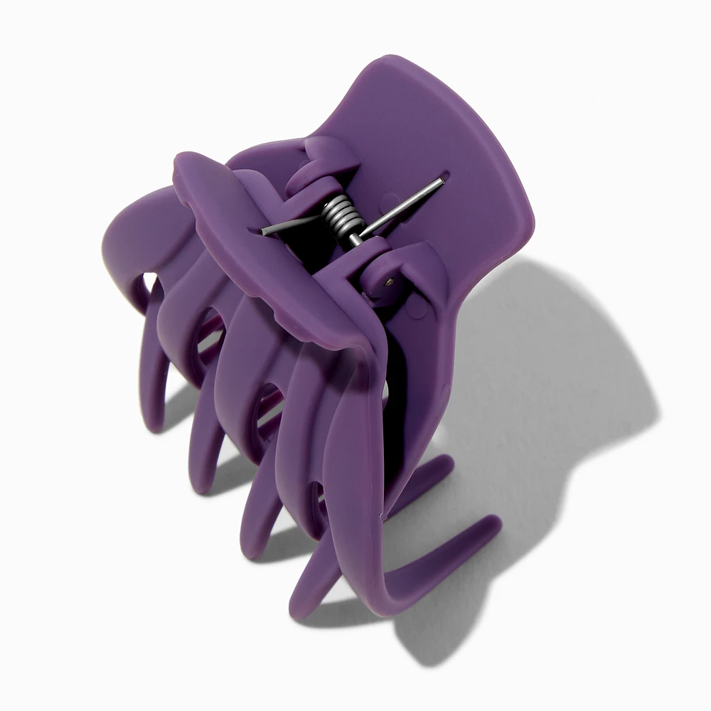 Matte Plum Finger Yoga Hair Claw
