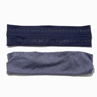 Gray & Blue Athletic Headwraps - 2 Pack
