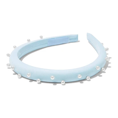 Blue Pearl Embellished Headband